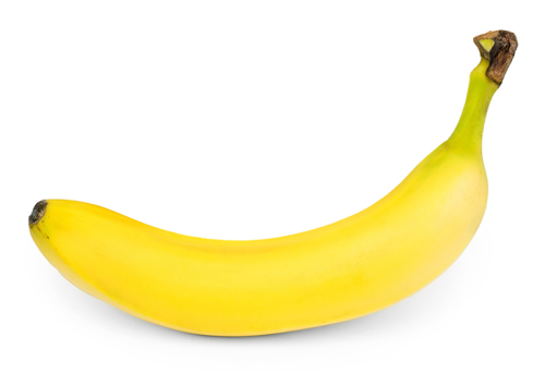 A yellow banana.