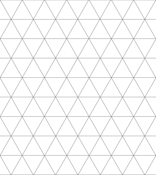An isometric grid of triangles.