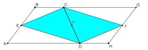 Triangle in a Trapezium