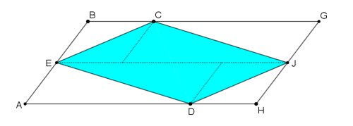 Triangle in a Trapezium