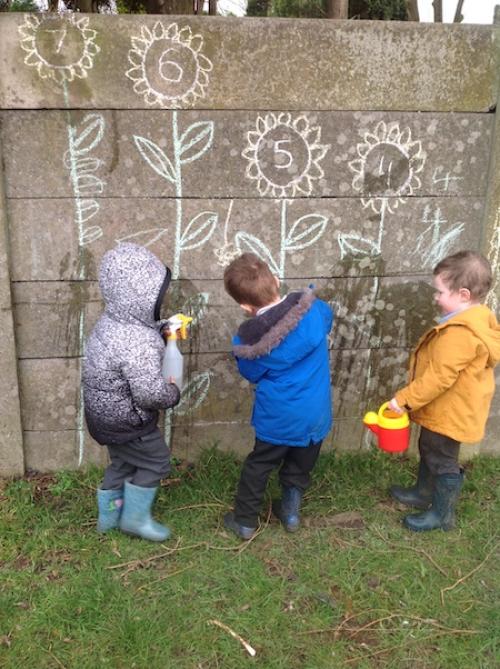 EYFS Thinking About: Sunflower Numbers