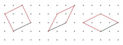 Opposite vertices