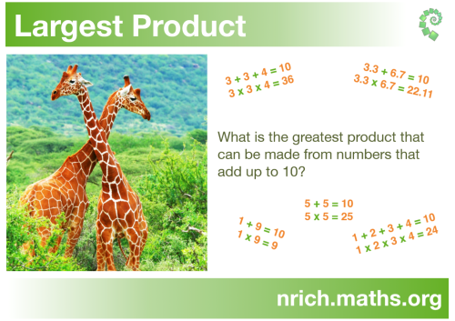 Largest Product Poster