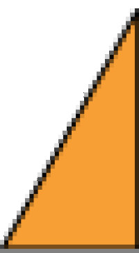 A right-angled triangle.