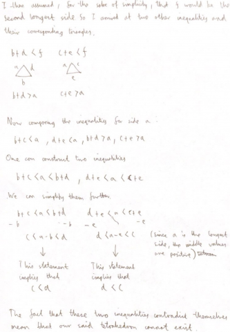 Tetra Inequalities