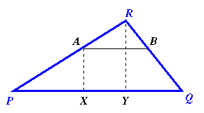 Halving the Triangle