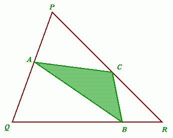 Halving the Triangle