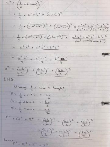 Pythagoras for a Tetrahedron