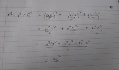 Pythagoras for a Tetrahedron