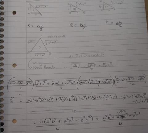 Pythagoras for a Tetrahedron