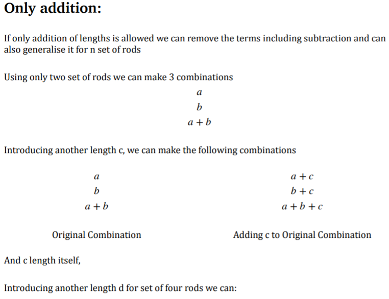 Combining lengths