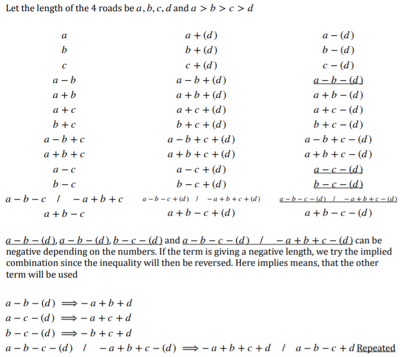 Combining lengths