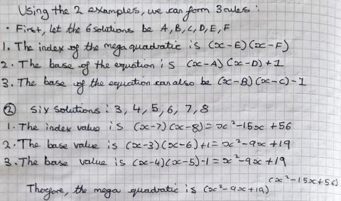 Mega Quadratic Equations