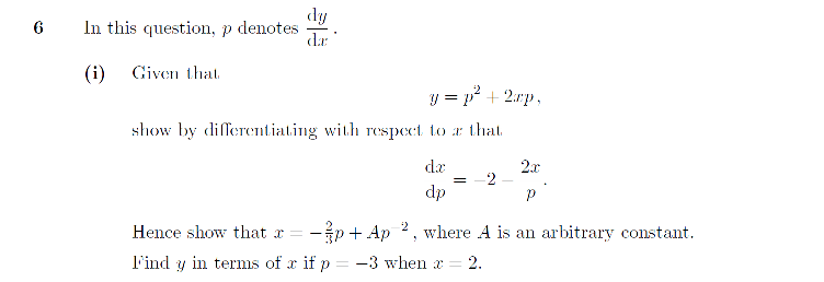 First Order Differential Equations