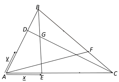 Another Triangle in a Triangle