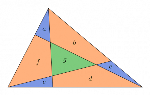 Another Triangle in a Triangle