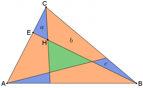 Another Triangle in a Triangle