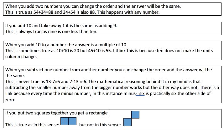 Always, Sometimes or Never? KS1