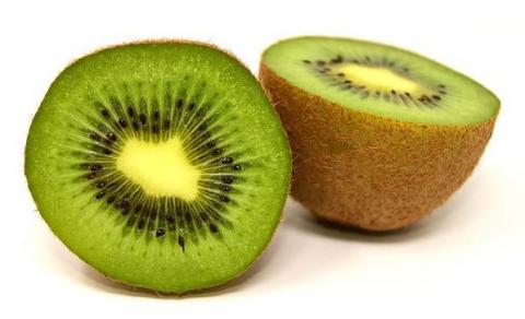 Two Halves Two halves of a kiwi fruit