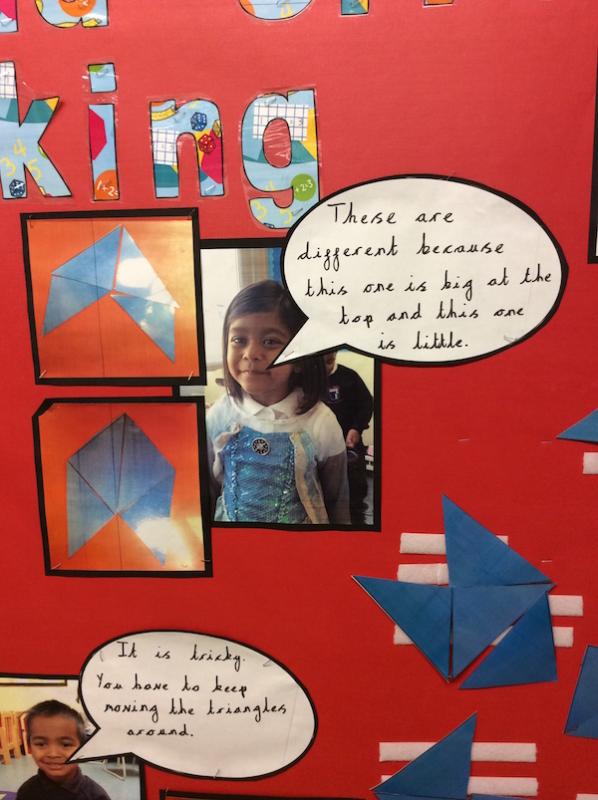 EYFS thinking about: Four triangles