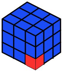 Numbering a 3 by 3 cube