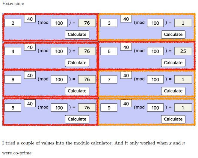 Euler's Totient Function