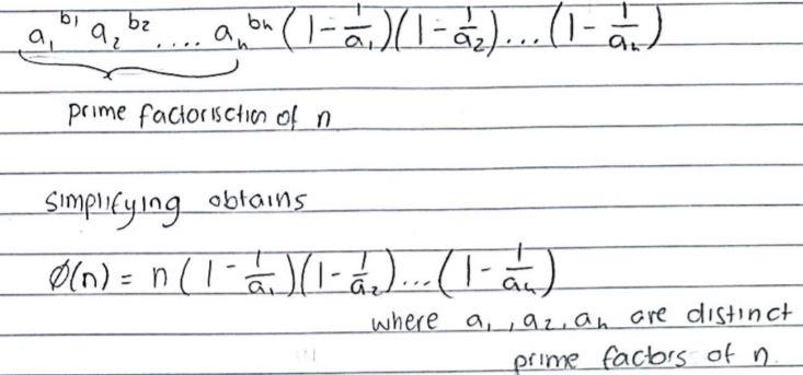 Euler's Totient Function