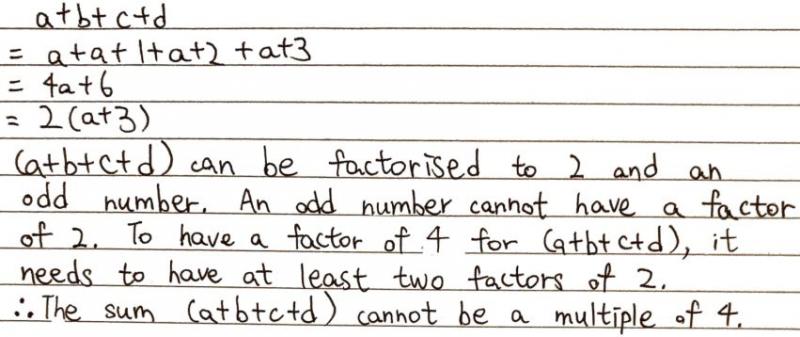 Continuing to explore four Consecutive Numbers