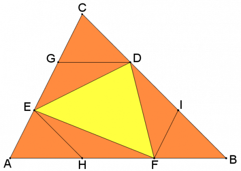 Triangle in a Triangle