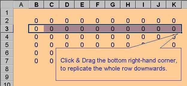 Excel technique: Triangular Arrays by Turning Off Zeros Excel technique: Triangular Arrays by Turning Off Zeros