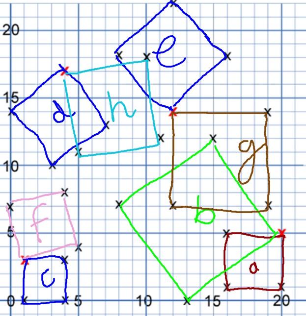 Eight hidden squares