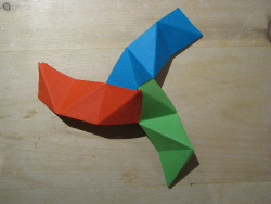 Modular origami polyhedra