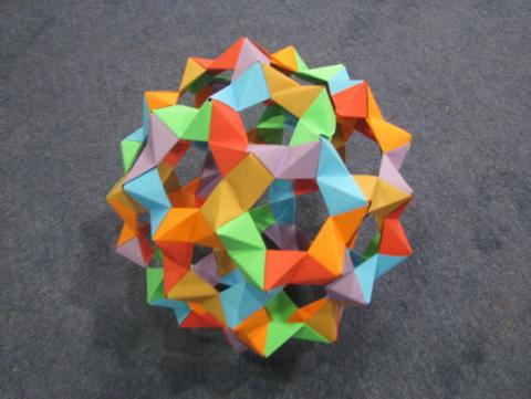 Modular origami polyhedra