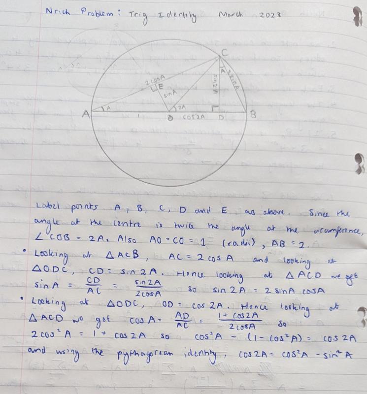 Trig identity