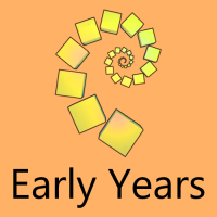 The yellow NRICH logo above the words 'Early Years', on an orange background.