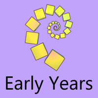 The yellow NRICH logo above the words 'Early Years', on a purple background.