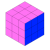 Partly Painted Cube