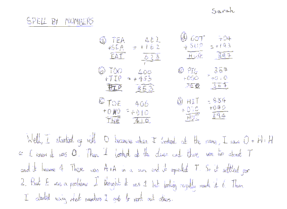 Spell by Numbers