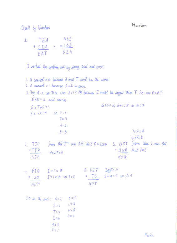 Spell by Numbers