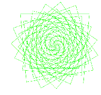 Spirals instead of sunflowers