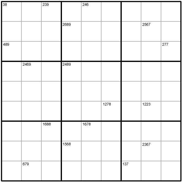 Intersection Sudoku 1 Intersection Sudoku 1