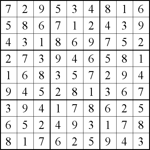 Integrated Product Sudoku Integrated Product Sudoku