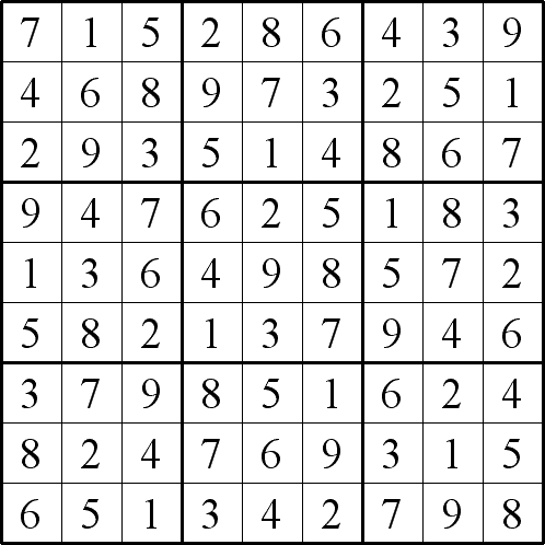Constellation Sudoku