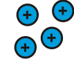 4 blue circles with a plus sign in each one of them.