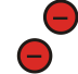 2 red circles with a minus sign in each one of them.