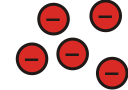 5 red circles with a minus sign in each one of them.