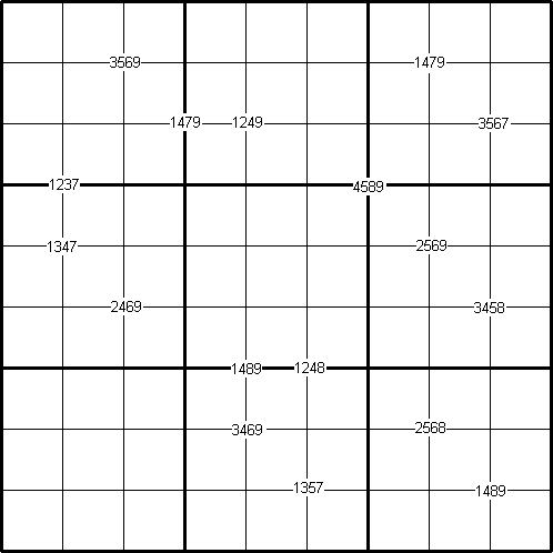 Another Quadruple Clue Sudoku Another Quadruple Clue Sudoku