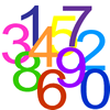 Placeholder: several colourful numbers